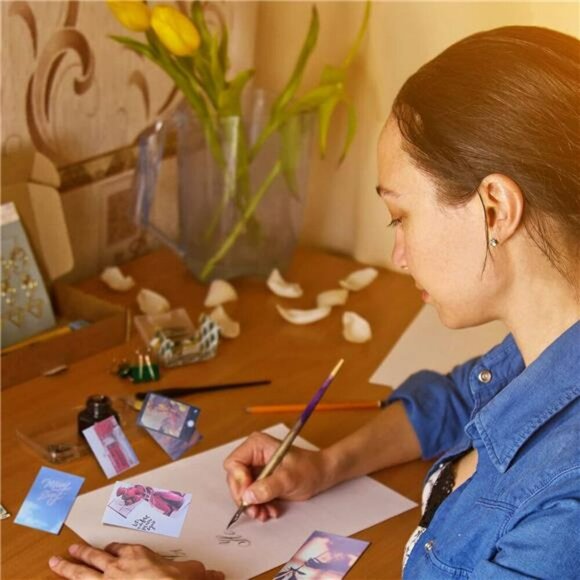 Tenare Washi Sticker Set Scrapbook Paper Journaling Supplies Vintage Craft Lot - Picture 5 of 7